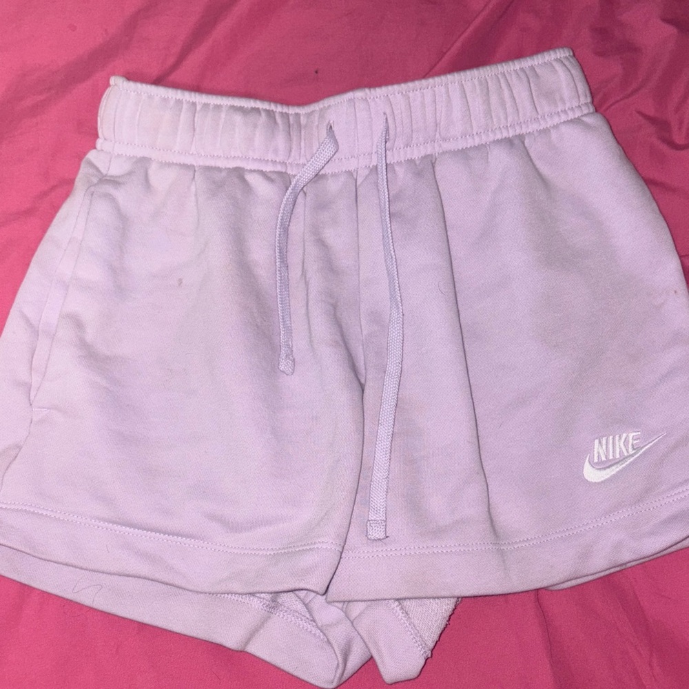 Nike Women's Soft Purple Athletic Shorts